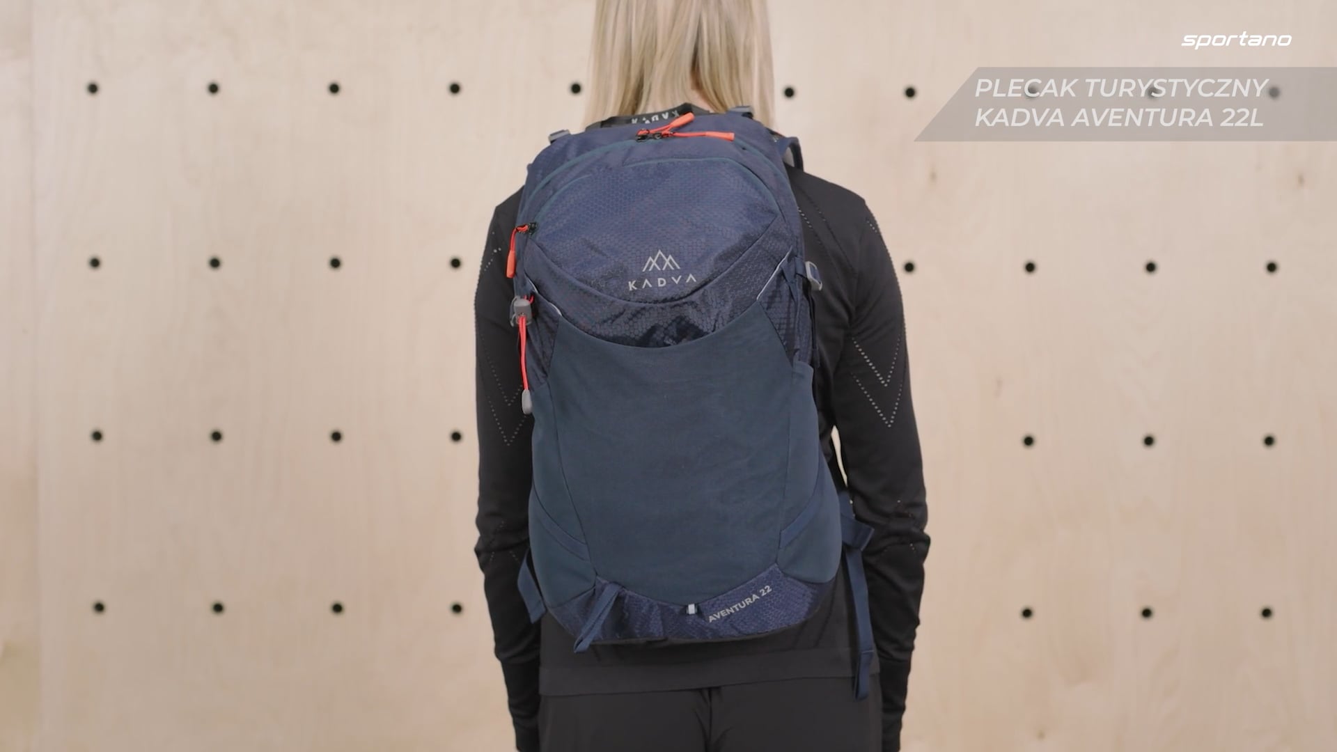 Turistický batoh KADVA Aventura 22 l černý
