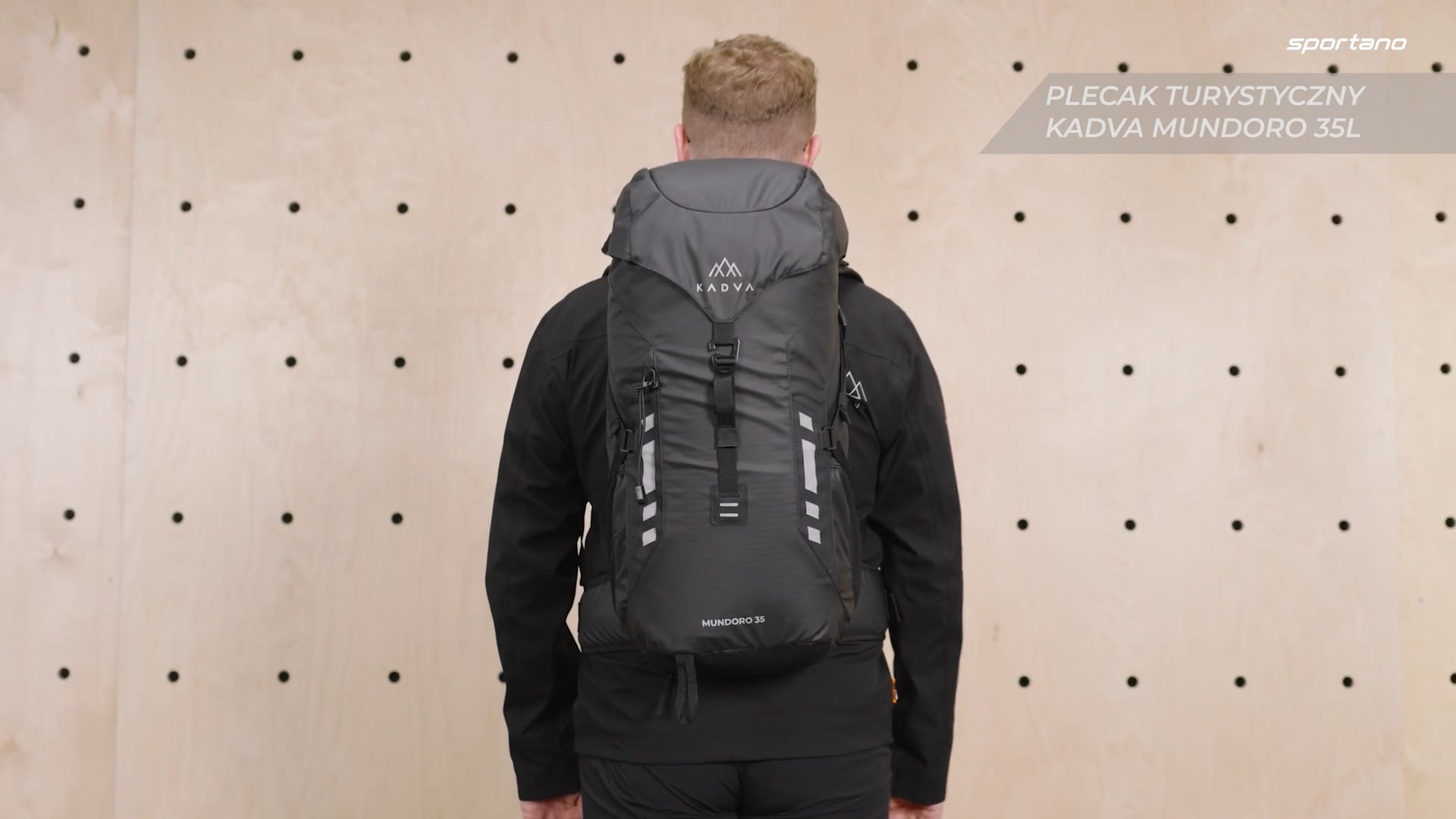 Turistický batoh KADVA Mundoro 35 l černý