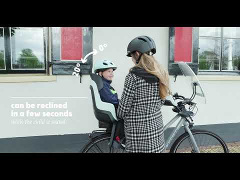 Zadní rámová sedačka bobike Go RS 1P růžová/černá 8012700004