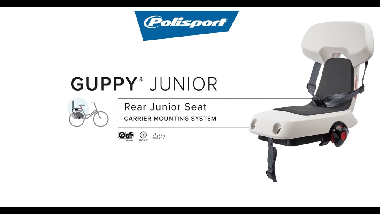 Dětská sedačka na kolo Polisport Guppy Junior CFS cool light/dark