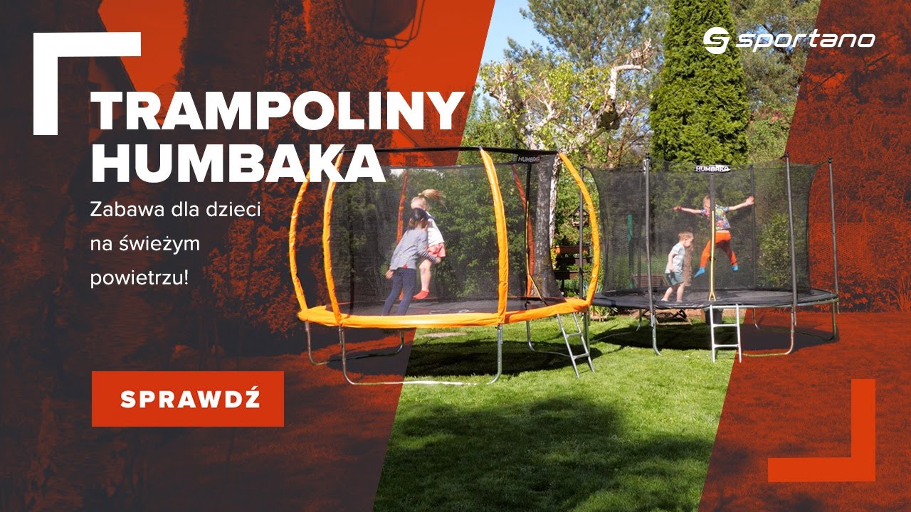 HUMBAKA Eco 244 cm černá ECO-8' Trampolíny