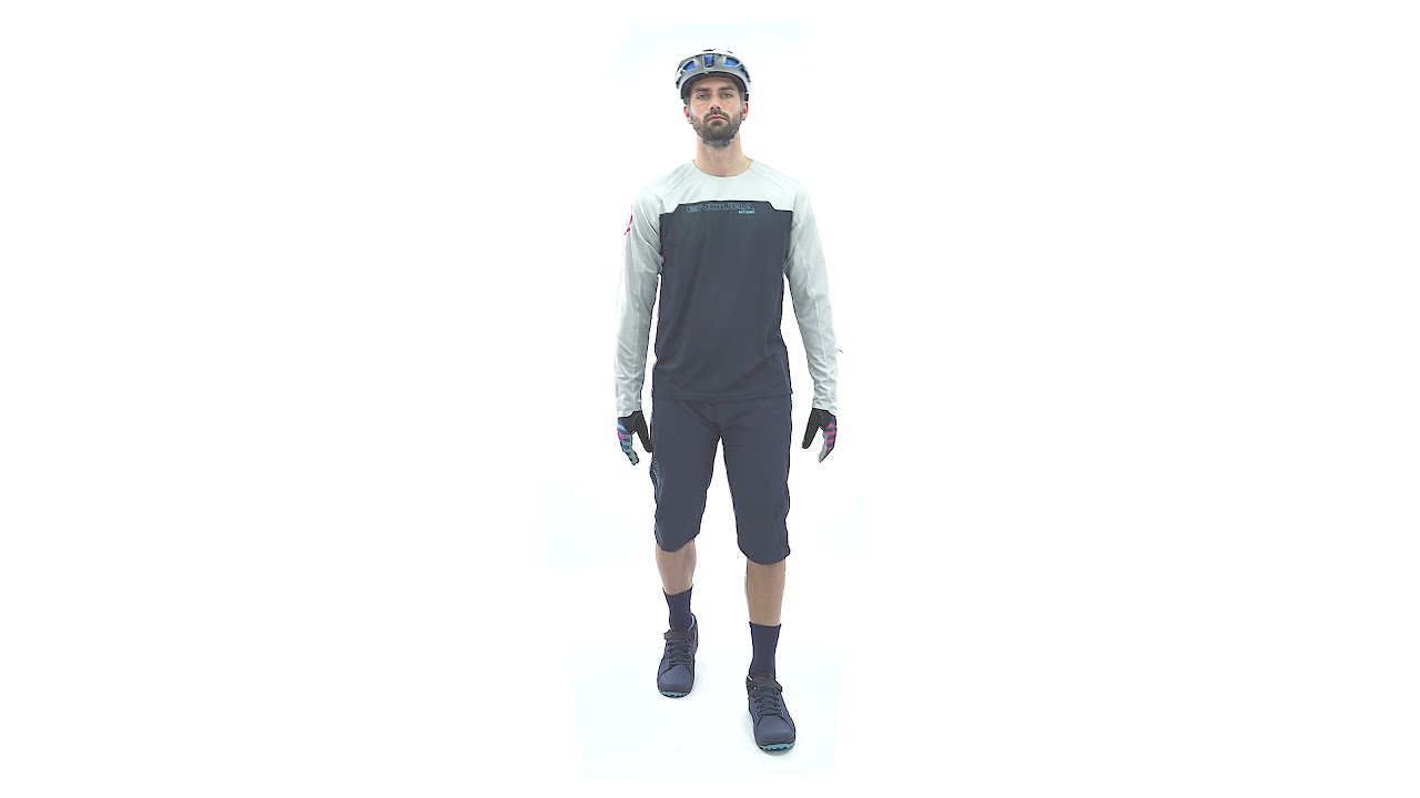 Pánský cyklistický dlouhý rukáv Endura MT500 Burner black