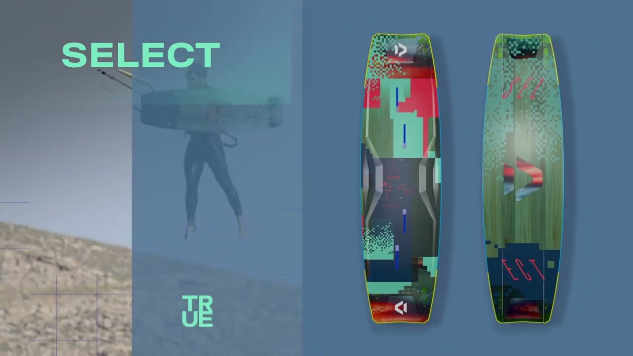 Kitesurfingové prkno DUOTONE Kite TT Select zelená 44230-3425